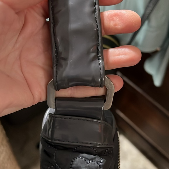 STELLA MCCARTNEY LE SPORTSAC Quilted Grey Nylon Weekend Bag - Picture 2 of 9